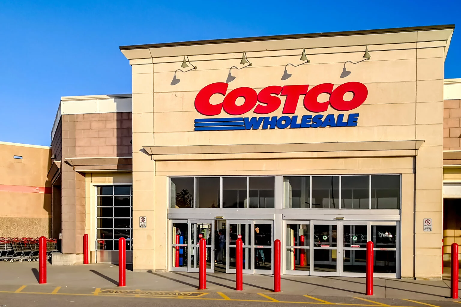 Exterior of a Costco store