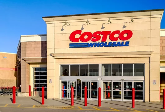 Exterior of a Costco store