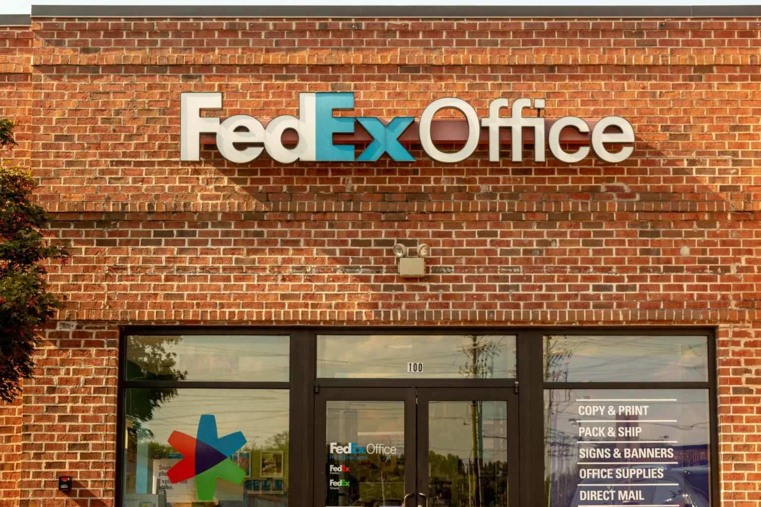 Exterior of a FedEx Office store
