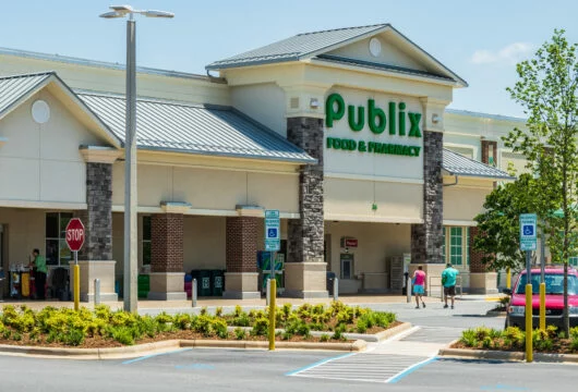 Exterior of a Publix store