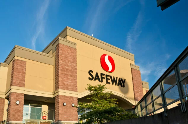 Exterior of a Safeway grocery store