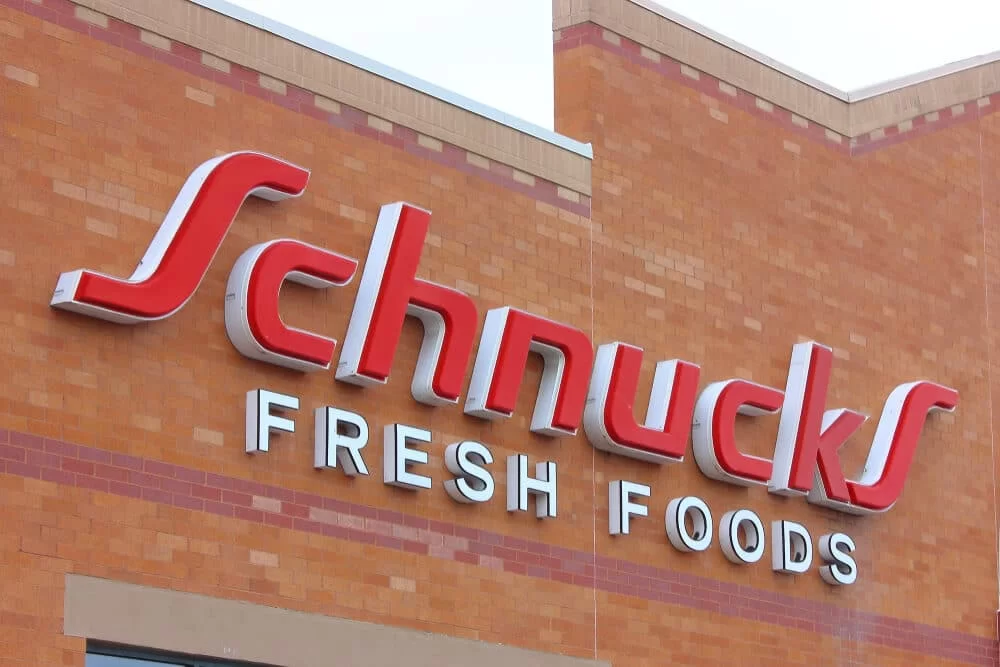 Sign on the exterior of a Schnucks store
