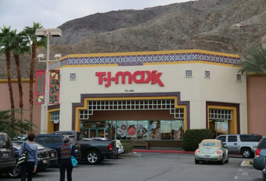Exterior of a T.J. Maxx store
