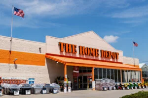 Exterior of a The Home Depot store