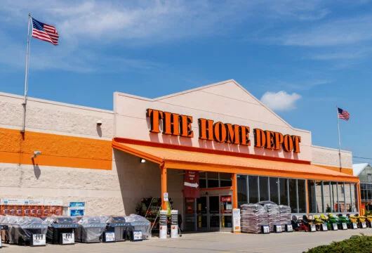 Exterior of a The Home Depot store
