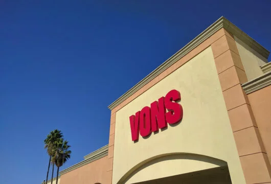 Exterior of a Vons store