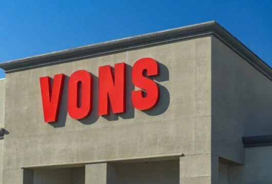 Vons sign on the exterior of a store location