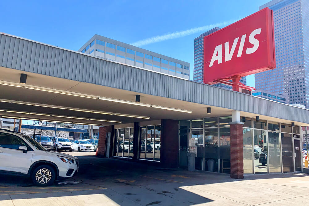 Exterior of Avis, which offers a car rental discount with AAA