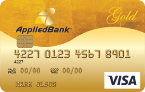 Applied Bank Secured Visa Gold Preferred Credit Card Logo