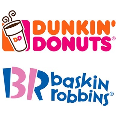Baskin Robbins Dunkin Donuts logo