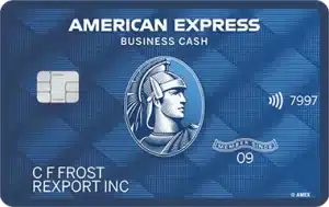 Blue Business Cash Credit Card from American Express Logo
