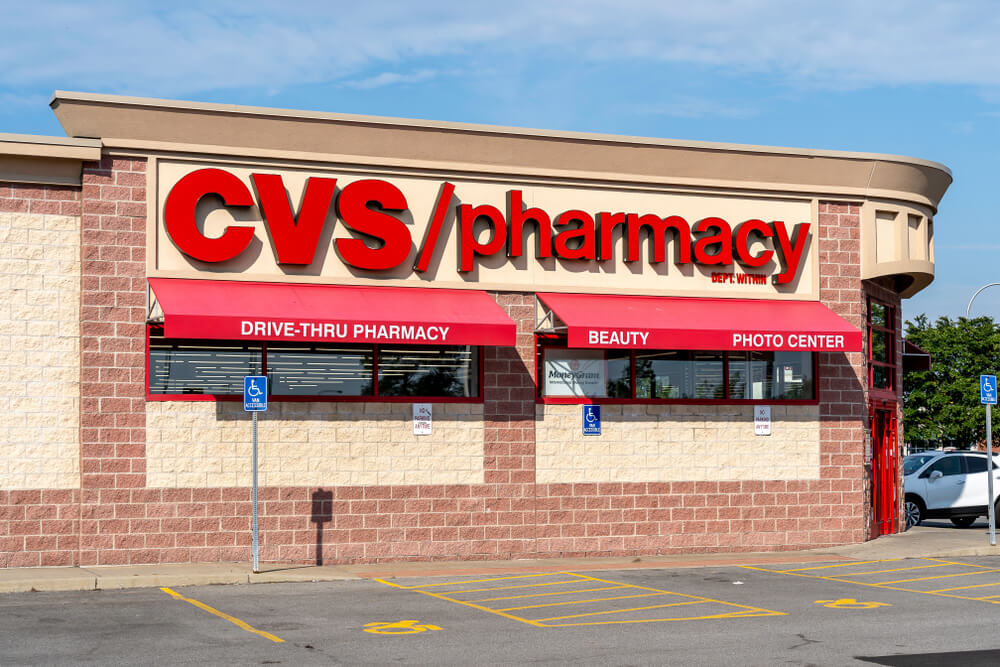 Exterior of a CVS Pharmacy store