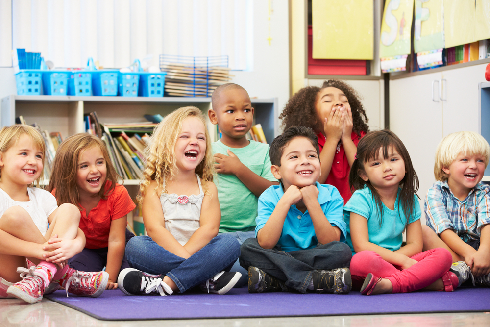 Children in class at a school like Cadence Academy