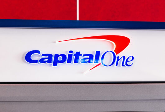 Capital One logo on an ATM