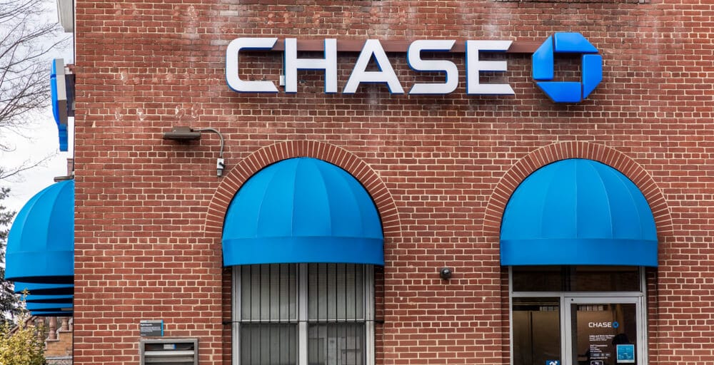 Exterior of a Chase Bank branch