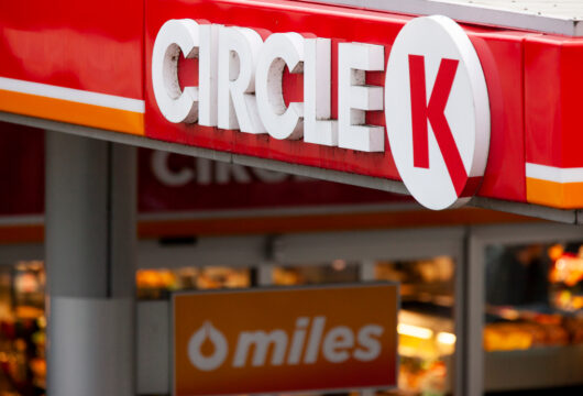 Circle K logo sign on the exterior of a convenience store