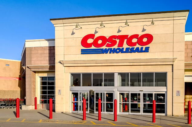 Exterior of a Costco store