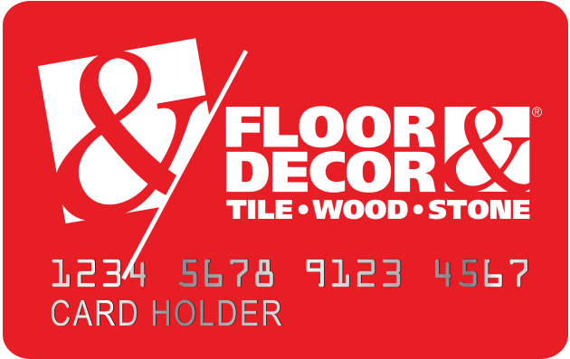 Floor & Decor Credit Card Logo