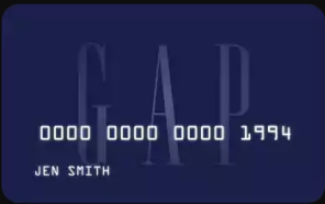 Gap Store Credit Card Logo