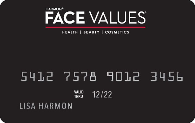 Harmon Face Values Store Credit Card