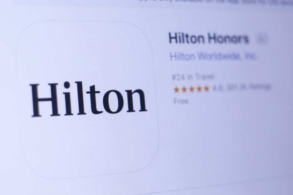 Hilton Honors app