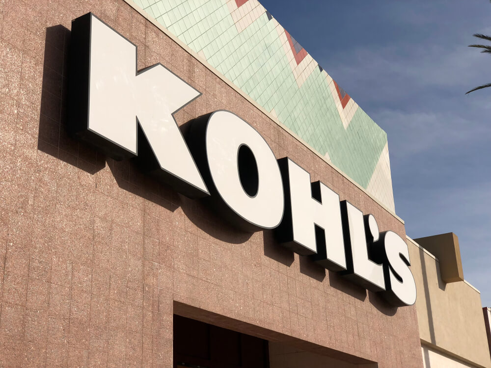Kohl's sign on a building