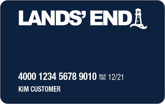Lands' End Credit Card Logo
