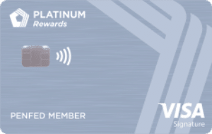 PenFed Platinum Rewards Visa Signature Credit Card Logo