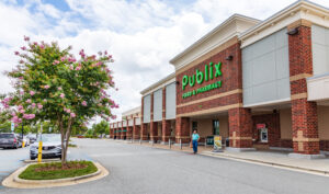 Exterior of a Publix store with money order services