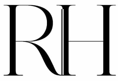 Logotipo de muebles de Rh