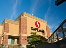 Exterior of a Safeway grocery store