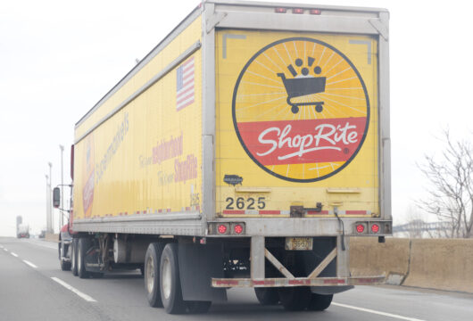 Shoprite truck heading to a store