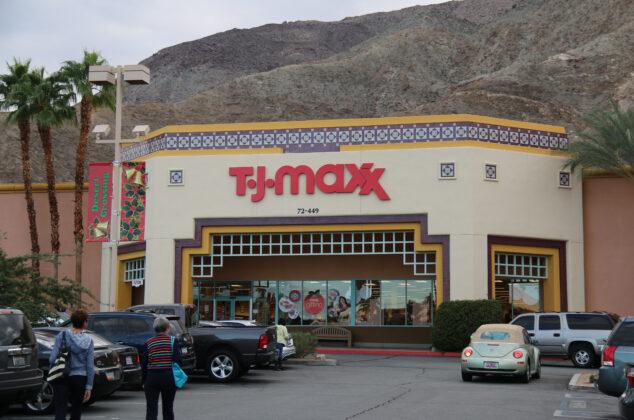 Exterior of a T.J. Maxx store