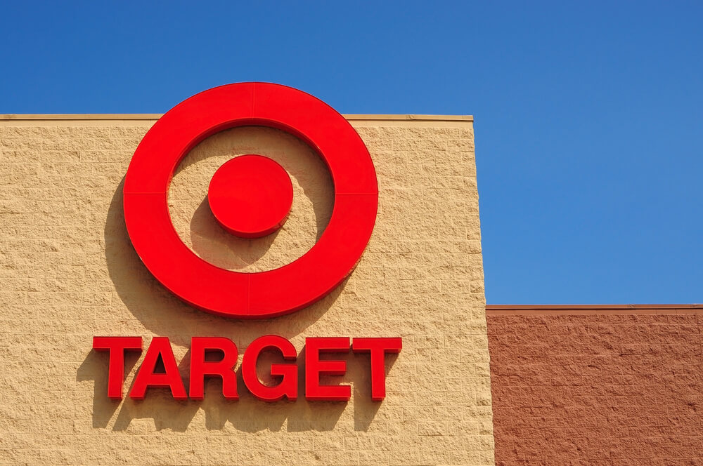 Target sign on the exterior of a store
