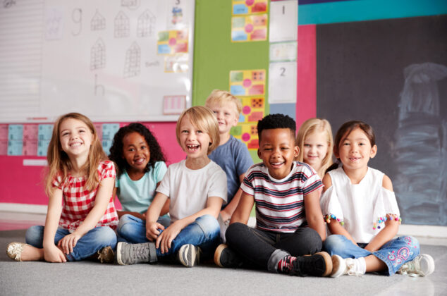 Children in class at a center like The Learning Experience