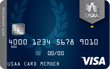 USAA Rate Advantage Visa Platinum Credit Card Logo
