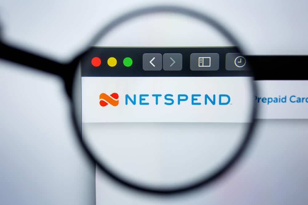 Netspend logo under a magnifying glass