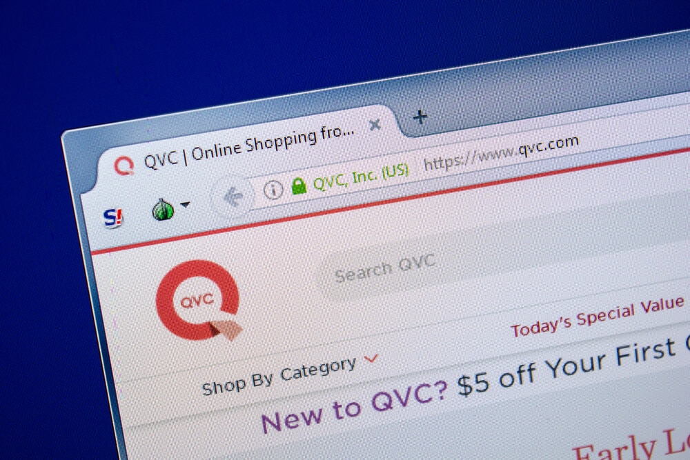 QVC homepage