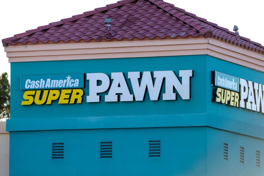 Cash America SuperPawn sign on a building