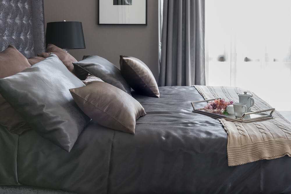 a Sleep Number bed in a luxury hotel room