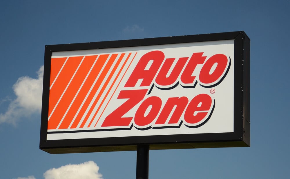 AutoZone sign